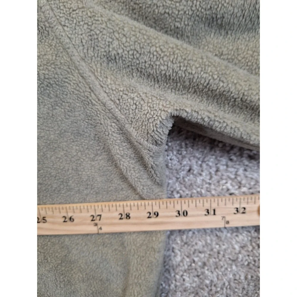 Sonoma Sport Fleece Hoodie Men's 2XL Olive Pockets Drawcord Hem 1/4 Zip Pullover